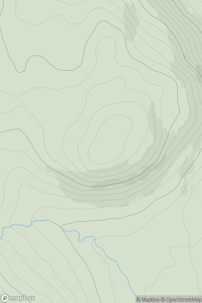 Thumbnail image for Little Hill [Central Scotland from Dumbarton to Montrose] showing contour plot for surrounding peak